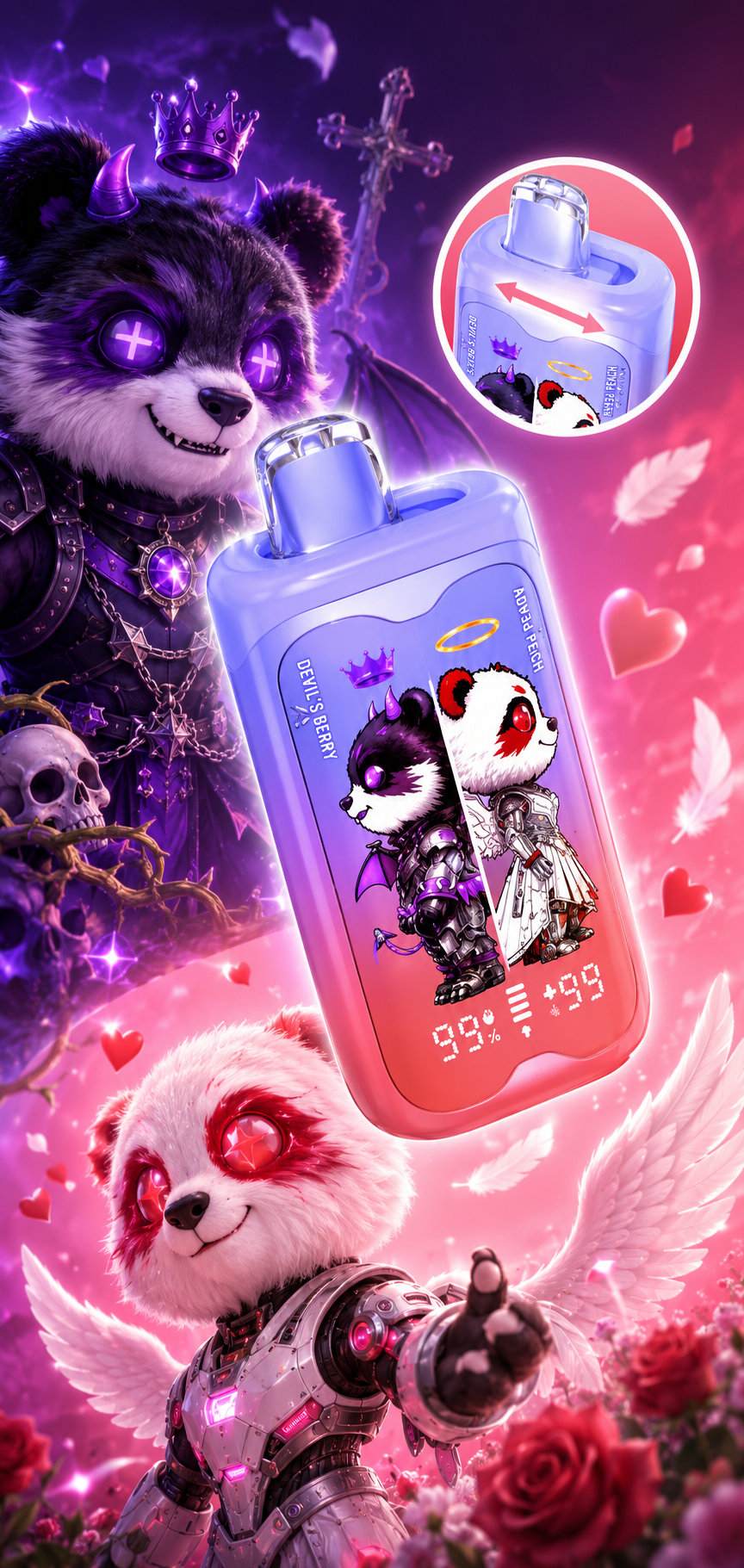 MerryMi Panda Twins 40K Dampfer