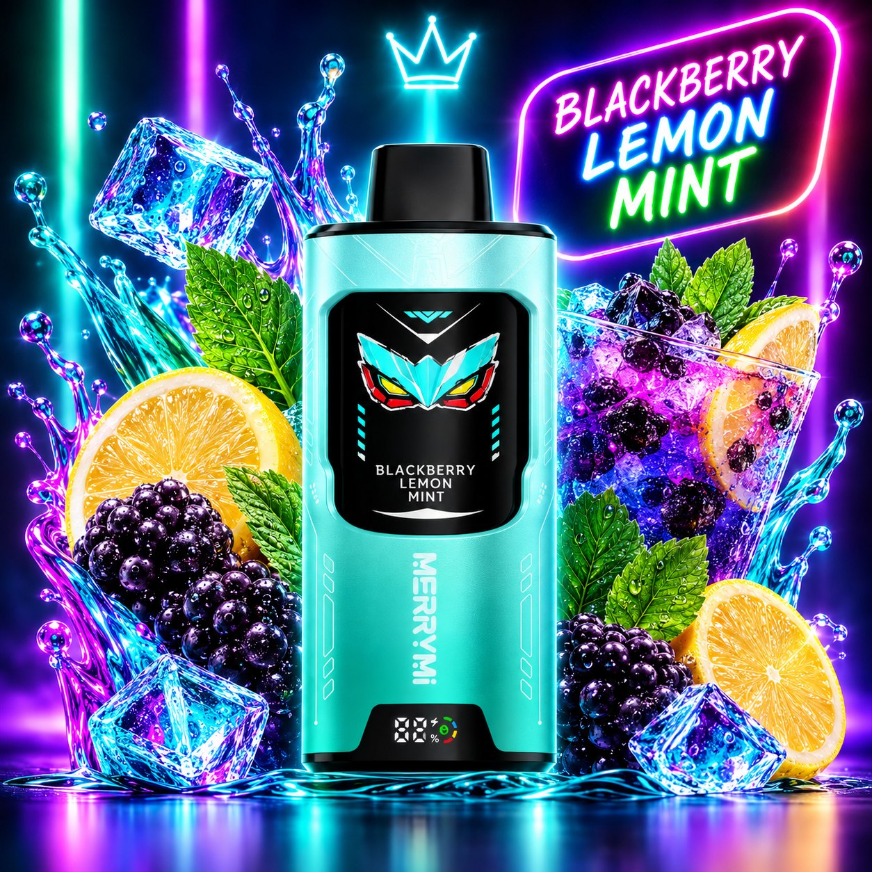 MERRYMI Mecha Twist 75K Variante Blackberry Lemon Mint