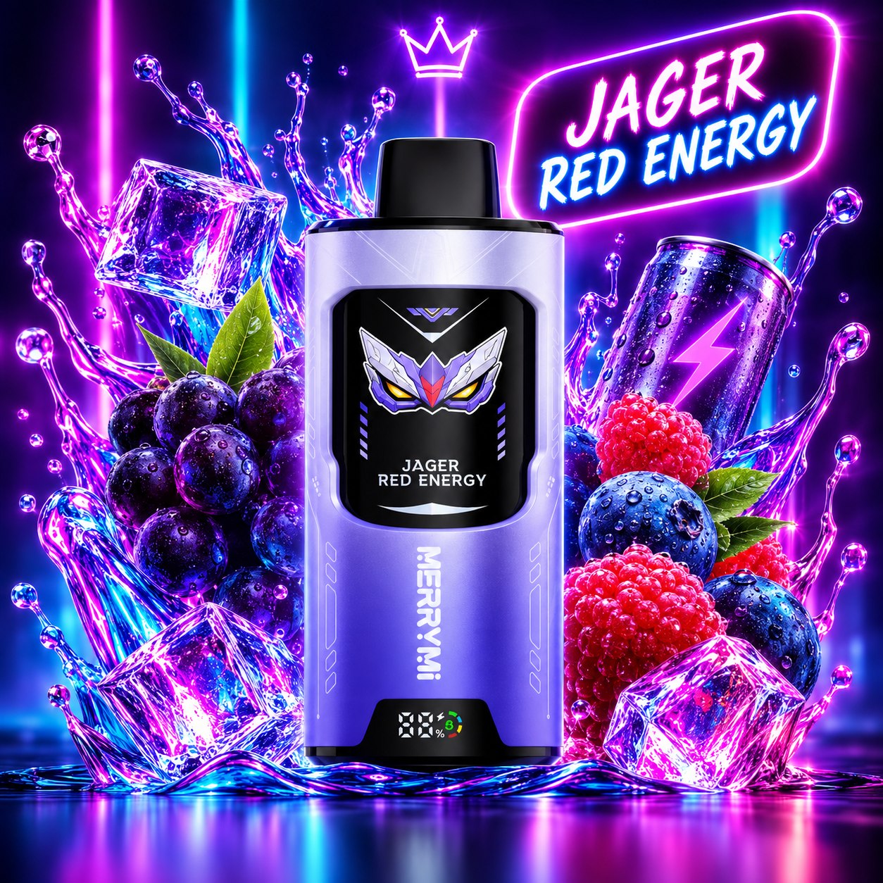 MERRYMI Mecha Twist 75K Variante Jager Red Energy