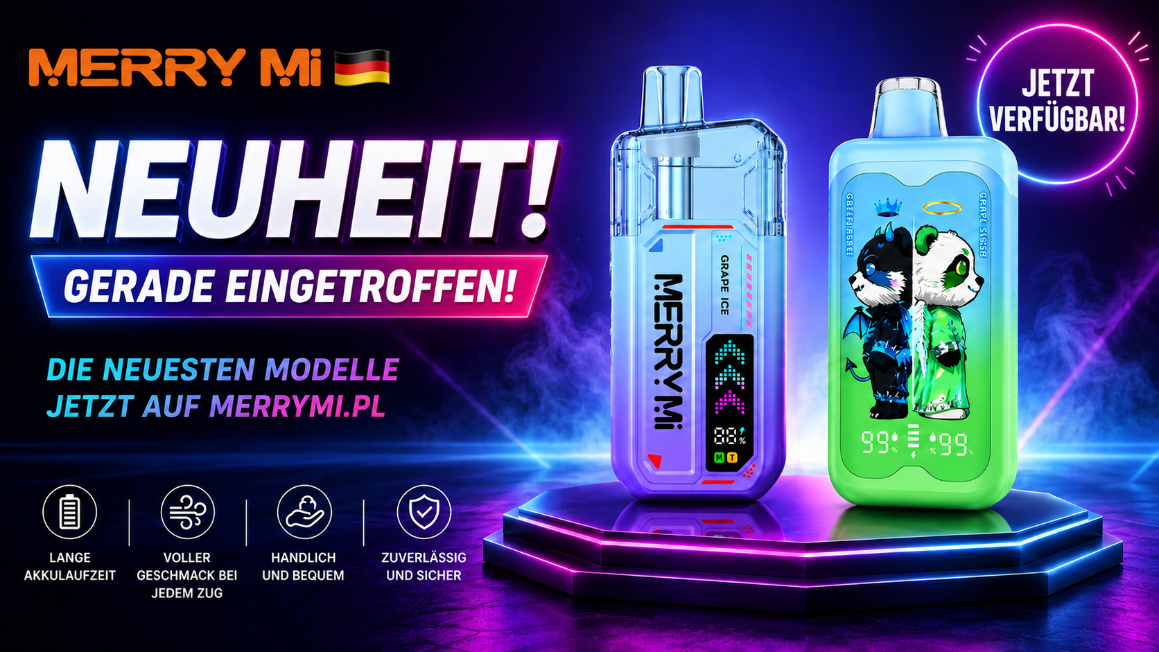 Premiere MerryMi Mecha X 36K und Panda Twins 40K in Deutschland