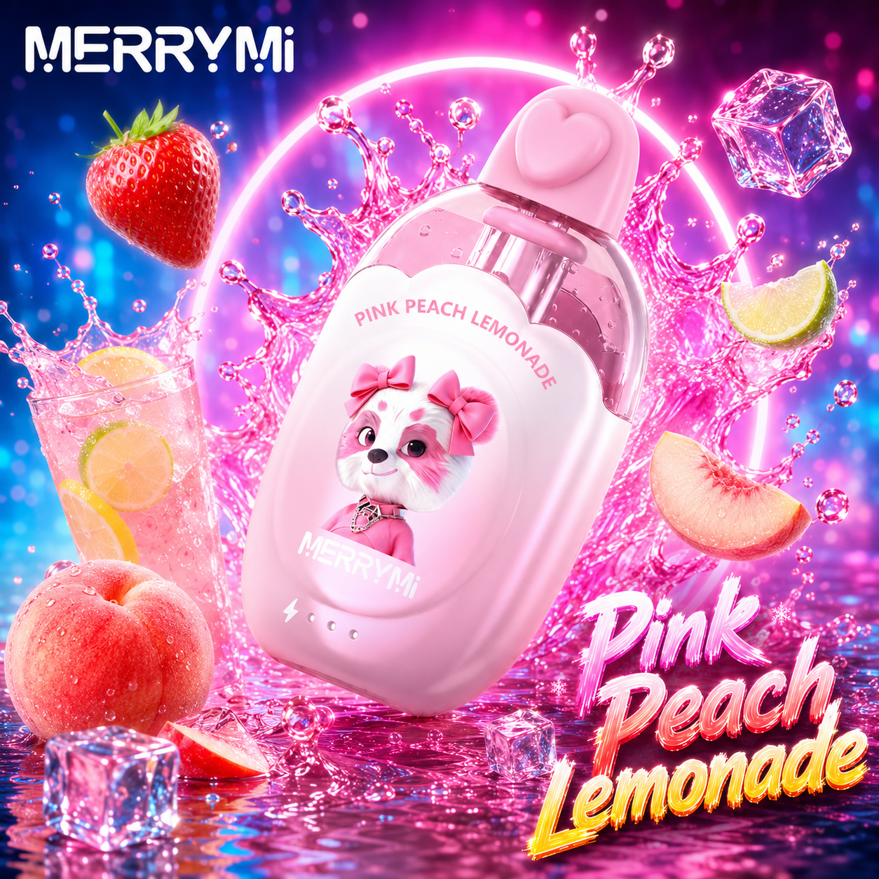 🍑 Pink Peach Lemonade