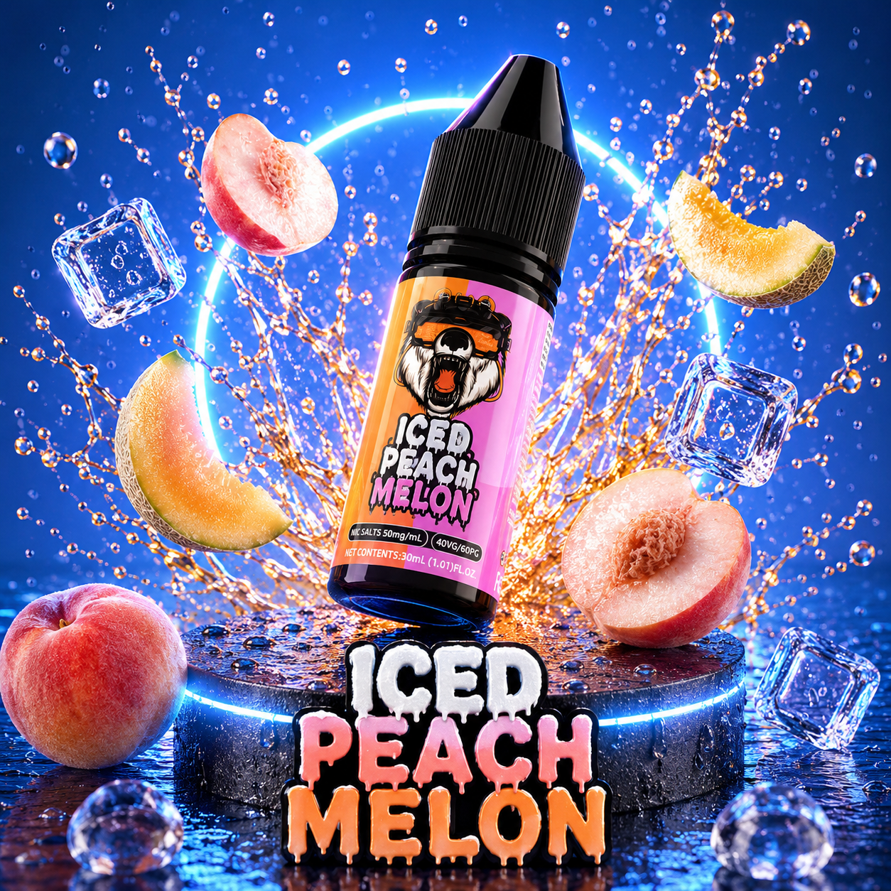 🍑 Iced Peach Melon