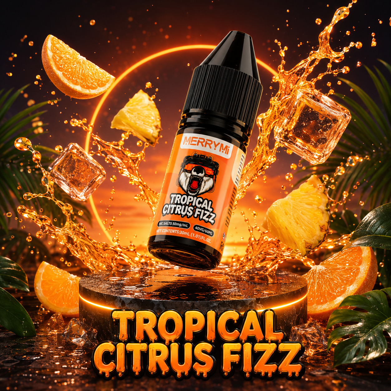 🍋 Tropical Citrus Fizz