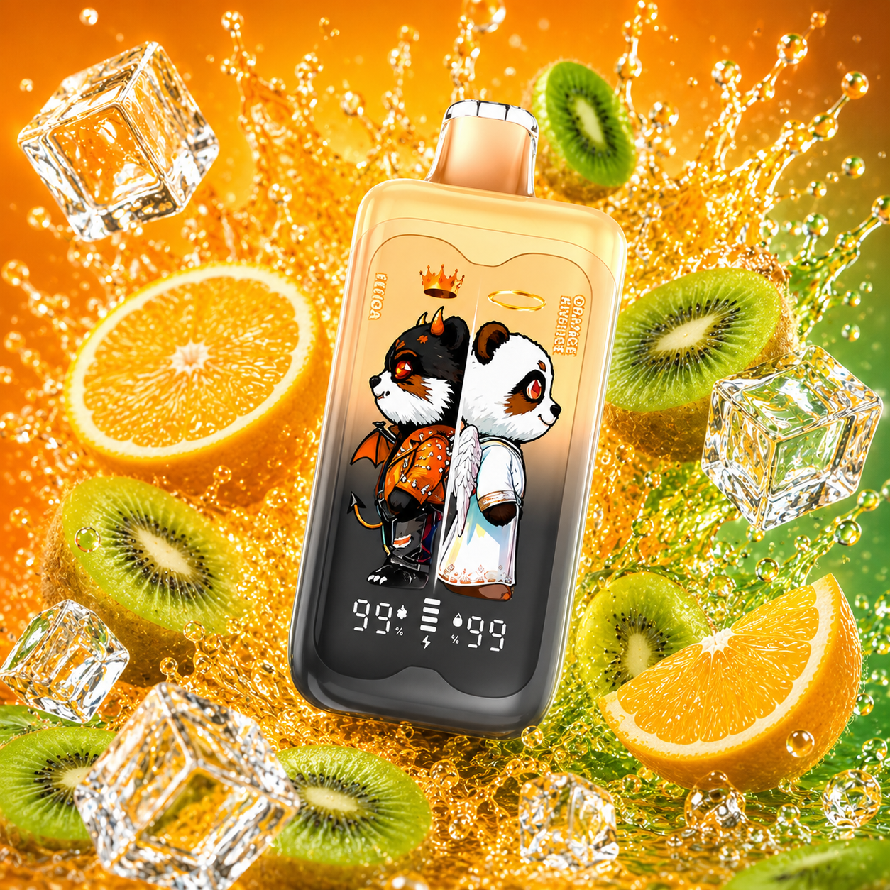 🥝 Feijoa + 🍊 Orange Kiwi Ice