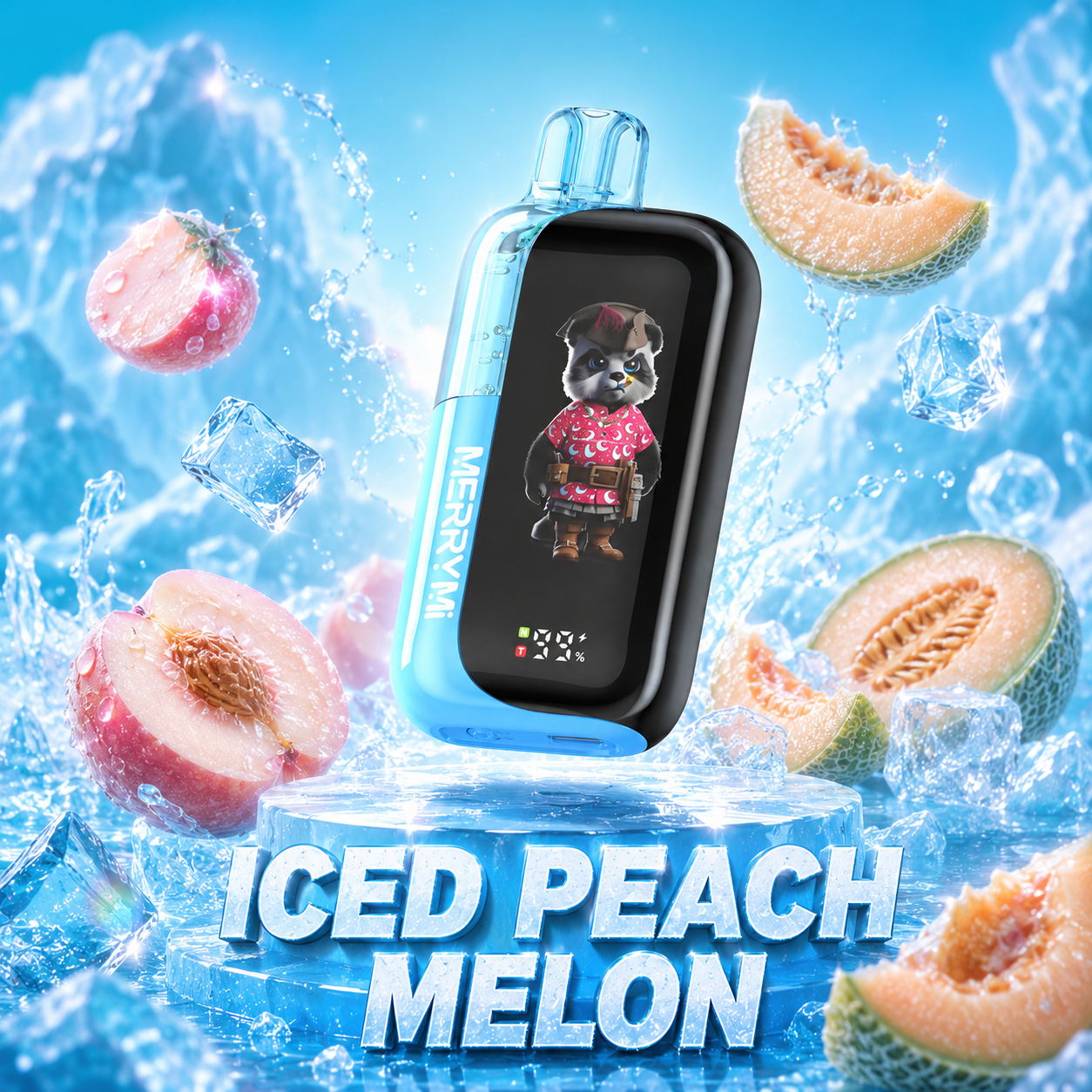 🍑 Iced Peach Melon